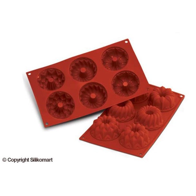 Obrázek produktu Forma silikon terakota: BÁBOVKY MIX 6x100ml   pr.7,5cm v.4cm