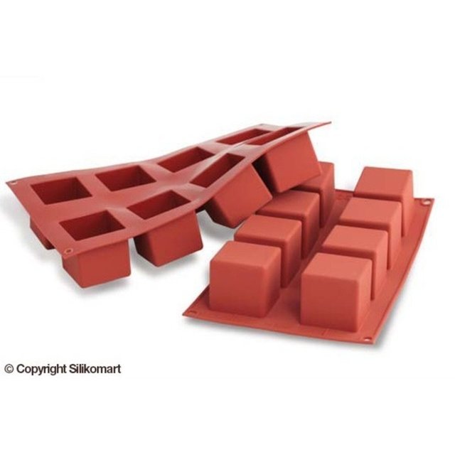 Obrázek produktu Forma silikon terakota: KOSTKY 8x125ml   5x5x5cm