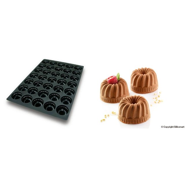 Obrázek produktu Forma silikon černá: BÁBOVKA pr.60mm v.37mm 80ml Silikomart
