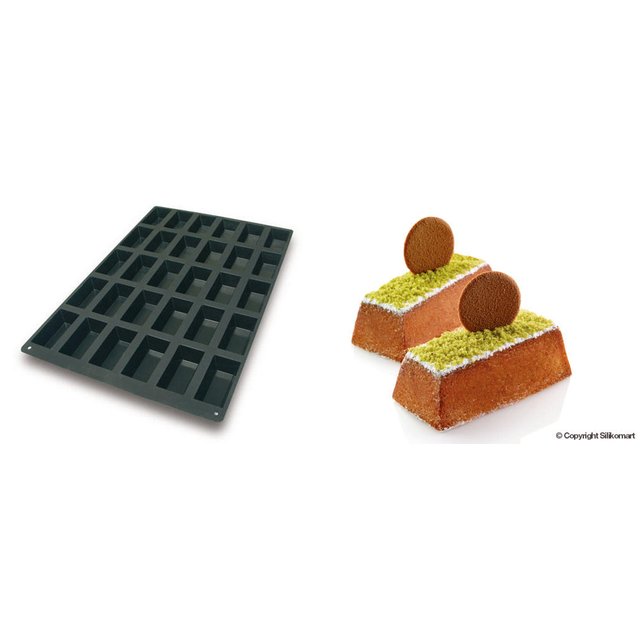 Obrázek produktu Forma silikon černá: Mini cake 30x130ml