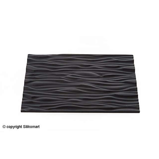 Obrázek produktu Pečící plát černý: Dřevo 25x18,5x0,6cm do formy BUCHE Silikomart