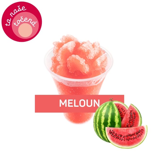 Obrázek produktu Ledová tříšť ČERVENÝ MELOUN 750 g  (16ks v krt)