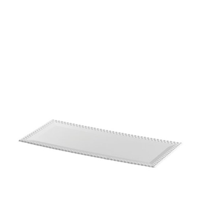Obrázek produktu Podnos plast 13x24,5cm bílý krajka 165 ks Erremme