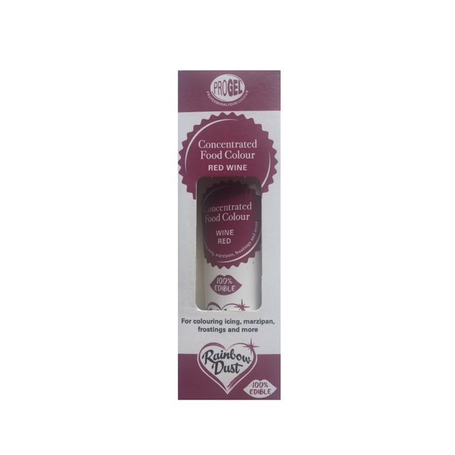 Obrázek produktu Barva gelová PROGEL- červená WINE RED vínová - bordó  25g (PGL244, náhrada za BURGUNDY)